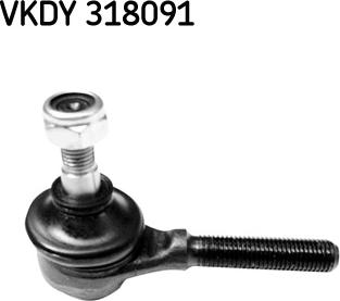 SKF VKDY 318091 - Наконечник рульової тяги, кульовий шарнір avtolavka.club