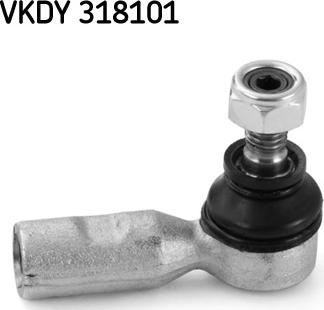 SKF VKDY 318101 - Наконечник рульової тяги, кульовий шарнір avtolavka.club