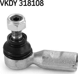 SKF VKDY 318108 - Наконечник рульової тяги, кульовий шарнір avtolavka.club