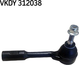 SKF VKDY 312038 - Наконечник рульової тяги, кульовий шарнір avtolavka.club