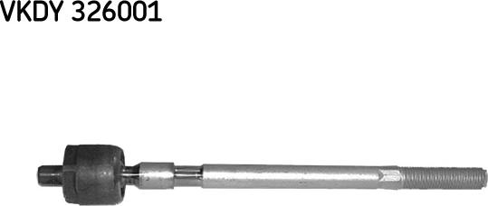 SKF VKDY 326001 - Осьовий шарнір, рульова тяга avtolavka.club