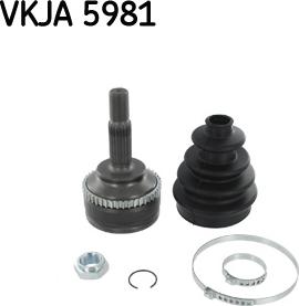 SKF VKJA 5981 - Шарнірний комплект, ШРУС, приводний вал avtolavka.club