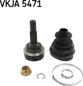 SKF VKJA 5471 - Шарнірний комплект, ШРУС, приводний вал avtolavka.club