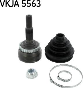 SKF VKJA 5563 - Шарнірний комплект, ШРУС, приводний вал avtolavka.club