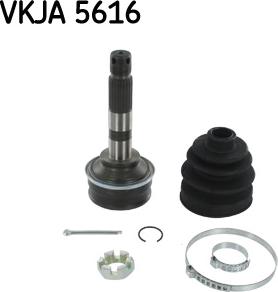 SKF VKJA 5616 - Шарнірний комплект, ШРУС, приводний вал avtolavka.club