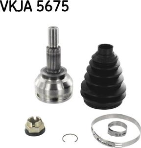 SKF VKJA 5675 - Шарнірний комплект, ШРУС, приводний вал avtolavka.club