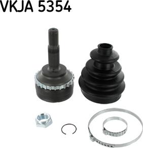 SKF VKJA 5354 - Шарнірний комплект, ШРУС, приводний вал avtolavka.club