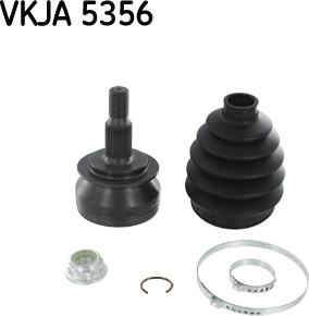 SKF VKJA 5356 - Шарнірний комплект, ШРУС, приводний вал avtolavka.club