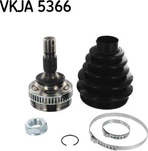 SKF VKJA 5366 - Шарнірний комплект, ШРУС, приводний вал avtolavka.club