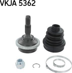 SKF VKJA 5362 - Шарнірний комплект, ШРУС, приводний вал avtolavka.club