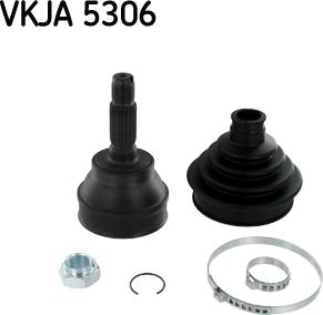 SKF VKJA 5306 - Шарнірний комплект, ШРУС, приводний вал avtolavka.club