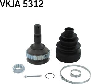 SKF VKJA 5312 - Шарнірний комплект, ШРУС, приводний вал avtolavka.club