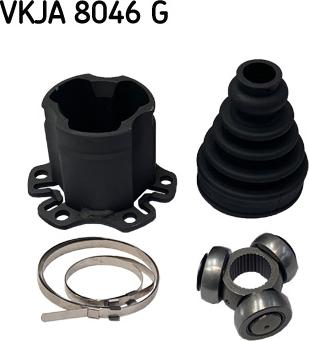 SKF VKJA 8046 G - Шарнірний комплект, ШРУС, приводний вал avtolavka.club