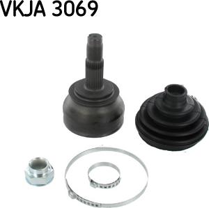 SKF VKJA 3069 - Шарнірний комплект, ШРУС, приводний вал avtolavka.club