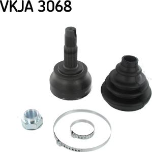 SKF VKJA 3068 - Шарнірний комплект, ШРУС, приводний вал avtolavka.club