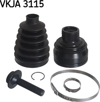 SKF VKJA 3115 - Шарнірний комплект, ШРУС, приводний вал avtolavka.club