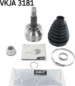 SKF VKJA 3181 - Шарнірний комплект, ШРУС, приводний вал avtolavka.club