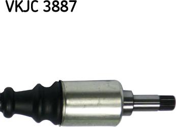 SKF VKJC 3887 - Приводний вал avtolavka.club