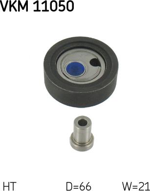 SKF VKM 11050 - Натяжна ролик, ремінь ГРМ avtolavka.club