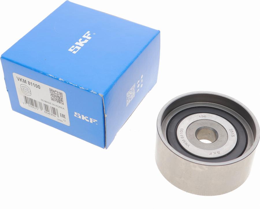 SKF VKM 81100 - Паразитний / Провідний ролик, зубчастий ремінь avtolavka.club