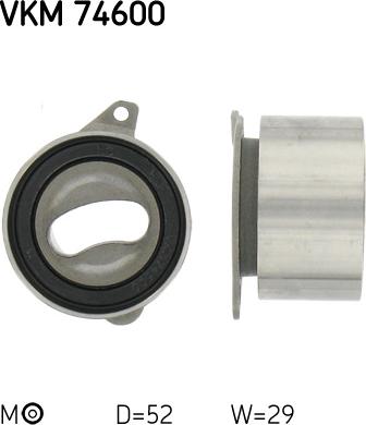 SKF VKM 74600 - Натяжна ролик, ремінь ГРМ avtolavka.club