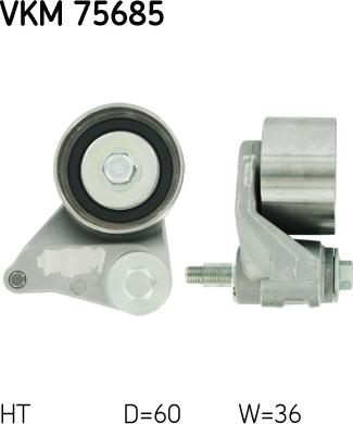 SKF VKM 75685 - Натяжна ролик, ремінь ГРМ avtolavka.club