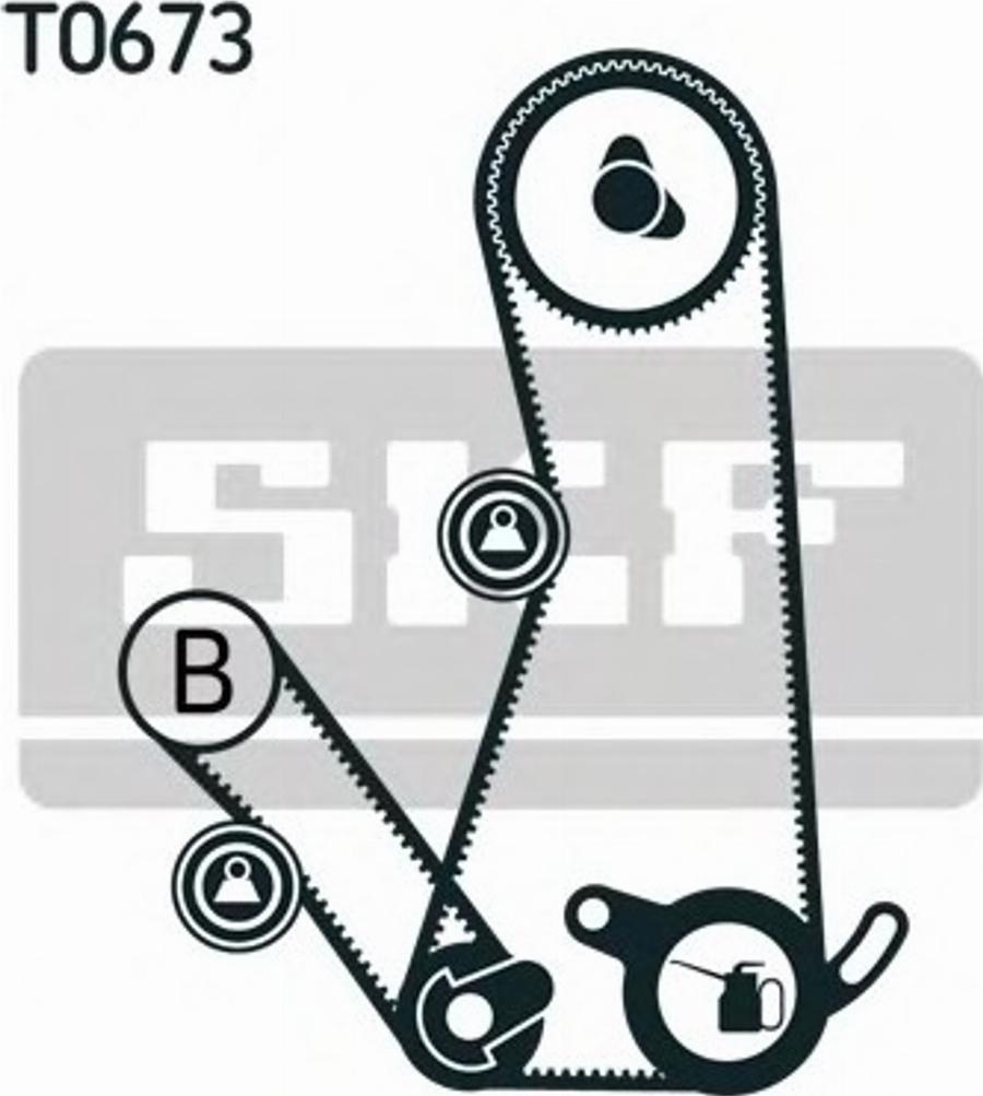 SKF VKMA95008 - Комплект ременя ГРМ avtolavka.club