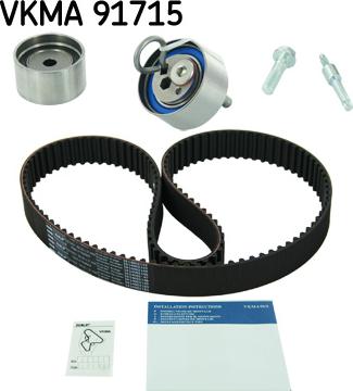 SKF VKMA 91715 - Комплект ременя ГРМ avtolavka.club