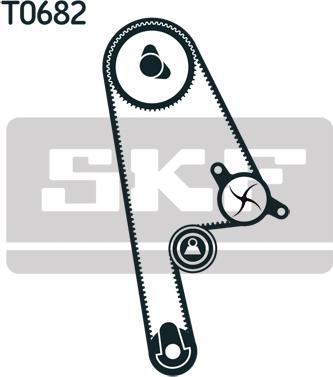 SKF VKMA 93006 - Комплект ременя ГРМ avtolavka.club