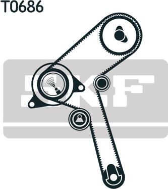 SKF VKMA 92519 - Комплект ременя ГРМ avtolavka.club