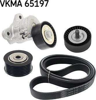 SKF VKMA 65197 - Поликлиновий ремінний комплект avtolavka.club