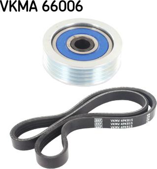 SKF VKMA 66006 - Поликлиновий ремінний комплект avtolavka.club