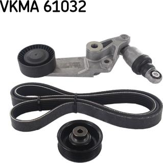 SKF VKMA 61032 - Поликлиновий ремінний комплект avtolavka.club