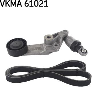 SKF VKMA 61021 - Поликлиновий ремінний комплект avtolavka.club