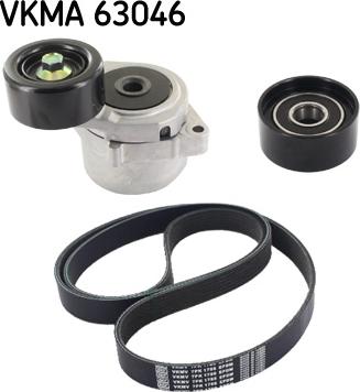 SKF VKMA 63046 - Поликлиновий ремінний комплект avtolavka.club