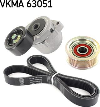 SKF VKMA 63051 - Поликлиновий ремінний комплект avtolavka.club