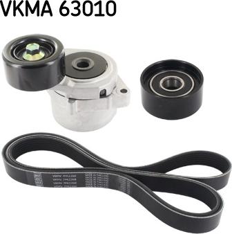 SKF VKMA 63010 - Поликлиновий ремінний комплект avtolavka.club