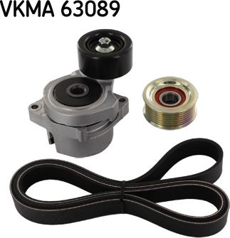 SKF VKMA 63089 - Поликлиновий ремінний комплект avtolavka.club