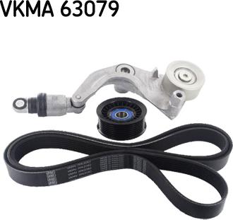 SKF VKMA 63079 - Поликлиновий ремінний комплект avtolavka.club