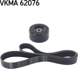 SKF VKMA 62076 - Поликлиновий ремінний комплект avtolavka.club