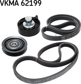 SKF VKMA 62199 - Поликлиновий ремінний комплект avtolavka.club