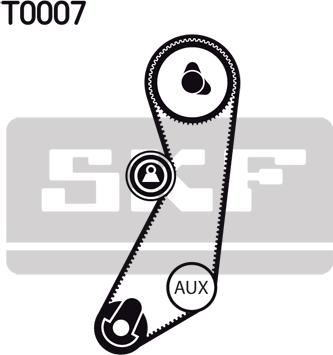 SKF VKMA 06300 - Комплект ременя ГРМ avtolavka.club