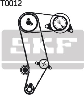 SKF VKMA 01040 - Комплект ременя ГРМ avtolavka.club