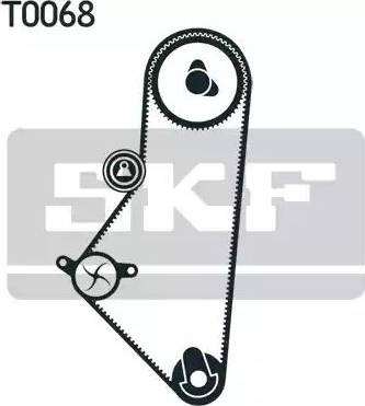 SKF VKMA 03220 - Комплект ременя ГРМ avtolavka.club