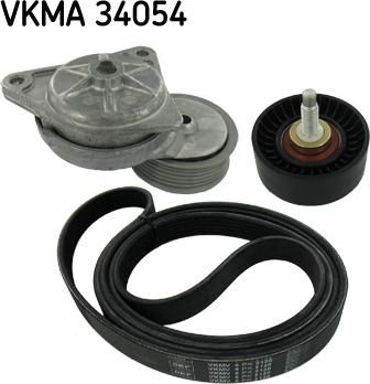 SKF VKMA 34054 - Поликлиновий ремінний комплект avtolavka.club