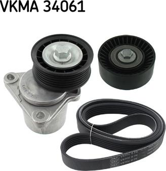 SKF VKMA 34061 - Поликлиновий ремінний комплект avtolavka.club