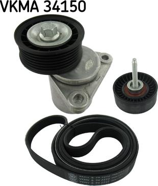 SKF VKMA 34150 - Поликлиновий ремінний комплект avtolavka.club