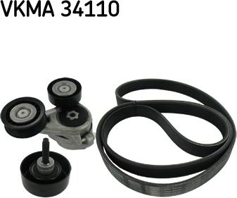 SKF VKMA 34110 - Поликлиновий ремінний комплект avtolavka.club