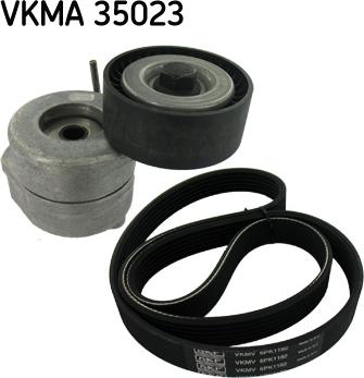 SKF VKMA 35023 - Поликлиновий ремінний комплект avtolavka.club