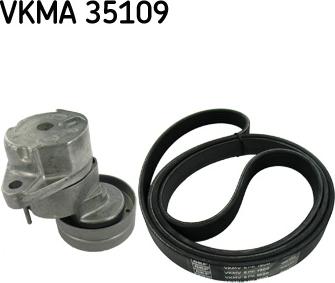 SKF VKMA 35109 - Поликлиновий ремінний комплект avtolavka.club
